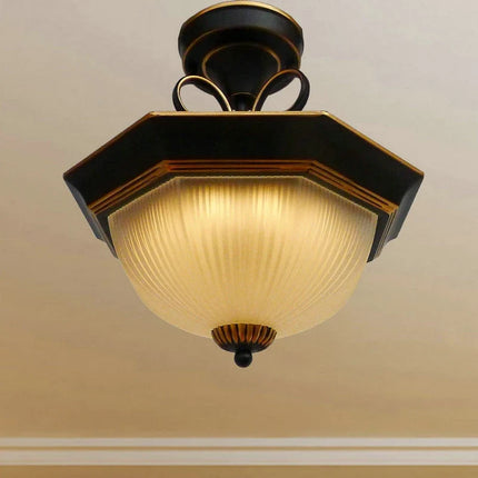 Plafonnier LED vintage au design rétro classique lumineux — LZ4F9T2