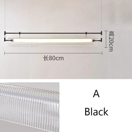 Suspension LED moderne minimaliste en acrylique italien — LZ4X9M