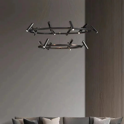 Lustre LED rotatif avec hauteur réglable minimaliste — LZ4X9T2