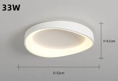Lustre circulaire LED au design nordique moderne et créatif — LZ4P9XQ