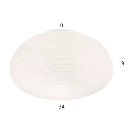Suspension LED en verre au design japonais moderne pour intérieur élégant — LZ4X9Q