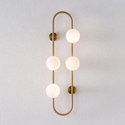 Applique murale LED en verre blanc laiteux pour intérieur — LZ4G7Q2