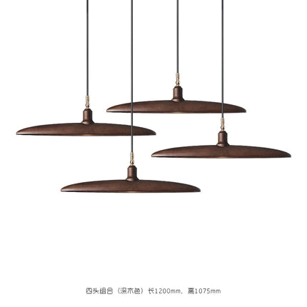 Lustre en bois au style nordique pour éclairage décoratif élégant — LZ4X9T