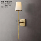 Abat-jour en tissu bronze