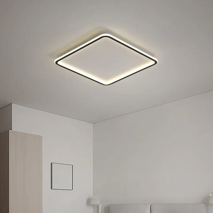 Plafonnier carré ultra fin au design moderne pour intérieur — LZ4X9Q2N