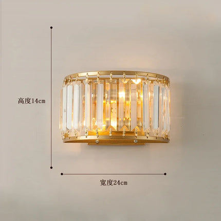 Applique murale en cristal pour décoration moderne et artistique — LZ4Q7X9