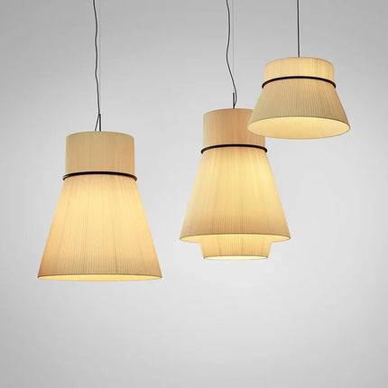 Suspension décorative nordique en tissu à motif vertical moderne — LZ4X9T