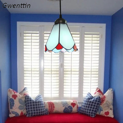 Suspension Tiffany style méditerranéen pour décoration intérieure élégante — LZ4X9M
