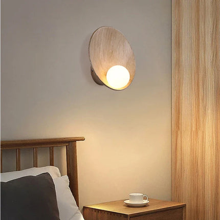 Applique murale ronde en résine pour décoration intérieure — LZ4X9M