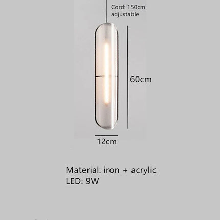 Suspension LED réglable pour décoration intérieure moderne — LZ4X9P