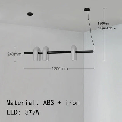 Lustre suspension art déco en métal avec cordon réglable — LZ4X9P2