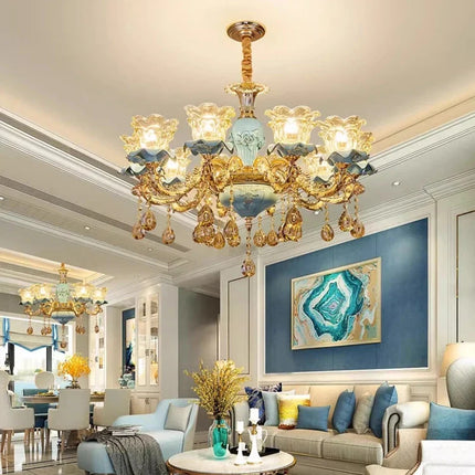 Lustre rétro en céramique au style européen pour intérieur — LZ4X9M