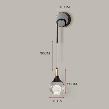 Applique murale LED design en forme de méduse — LZ4X9T1