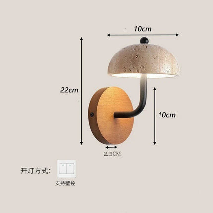 Applique murale en pierre pour éclairage intérieur élégant — LZ4Q7N2