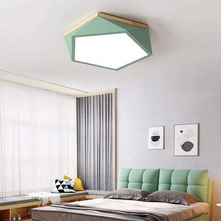 Plafonnier LED moderne aux formes géométriques simples — LZ4X9T1