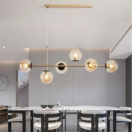 Suspension nordique en verre pour salon contemporain — LZ4XJ9