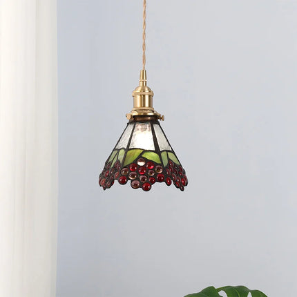 Suspension en verre teinté au style nordique pour éclairage industriel — LZ4X9M