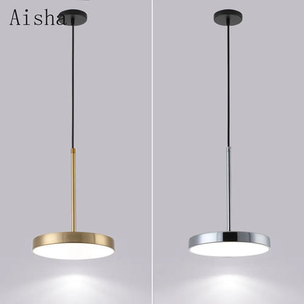 Suspension circulaire en fer au design nordique pour intérieur — LZ4X9P