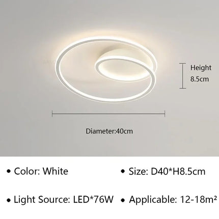 Lustre LED moderne et simple pour décoration intérieure — LZ4X9T2