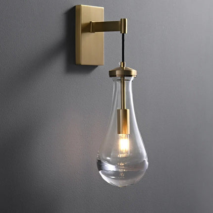 Applique murale design goutte d'eau en cuivre pour intérieur — LZ4X9B