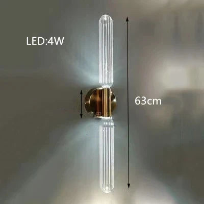 Suspension tubes en verre transparent réglable style nordique — LZ4X9M2