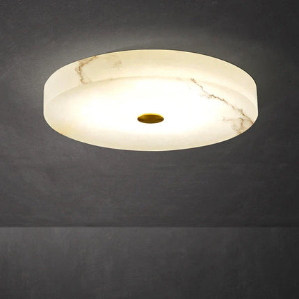 Plafonnier circulaire en marbre style nordique luxe — LZ4X9P2