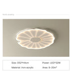 Blanc-52cm / Lumière blanche
