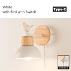 Changer d'oiseau blanc / E27 sans ampoule