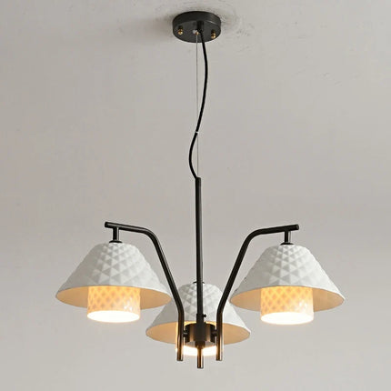 Lustre contemporain en céramique dorée pour intérieur — LZ4X9J