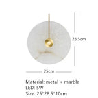 B-25cm Or / Lumière blanche 5000K