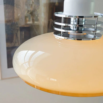 Suspension Bauhaus rétro en verre médiéval rétractable — LZ4X9P