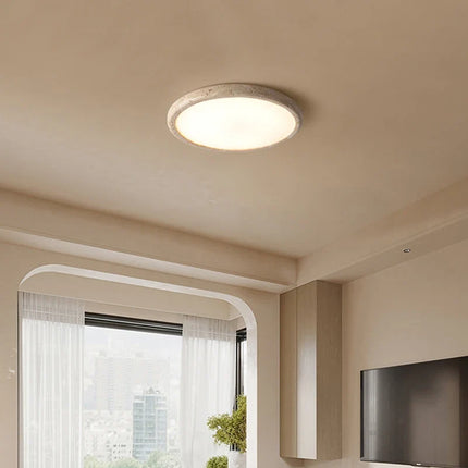 Plafonnier LED en travertin jaune naturel — LZ4X9P2