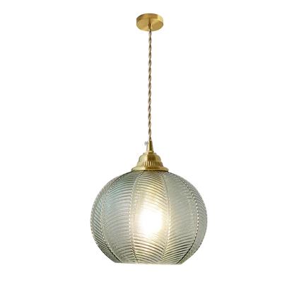 Lustre suspension en verre style rural pour décoration maison — LZ4P9XJ