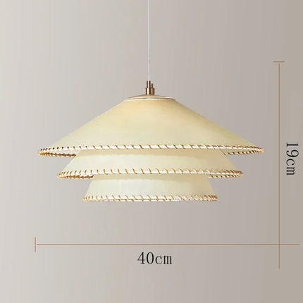 Lustre suspension en tissu style nordique pour décoration intérieure — LZ4X9T