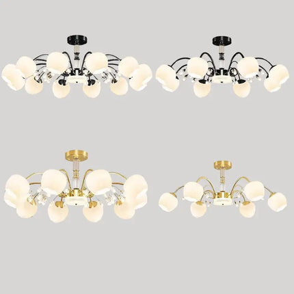 Lustre LED en cristal style nordique pour décoration intérieure — LZ4X9T