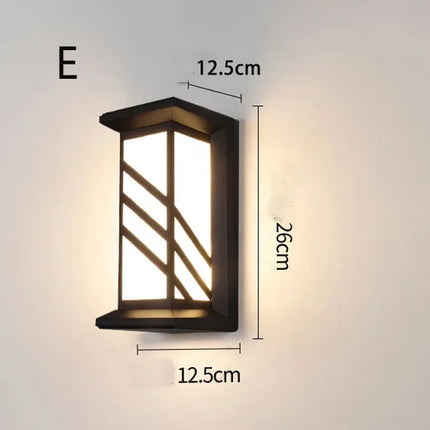 Applique murale étanche en aluminium pour éclairage extérieur — LZ4X9T1