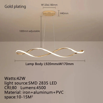 lustre moderne en verre pour éclairage intérieur