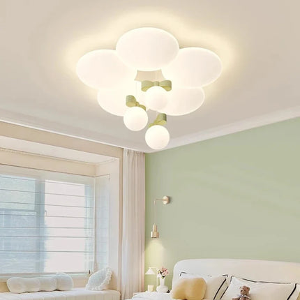 Plafonnier fleuri moderne pour chambre enfant au style romantique — LZ4X9P
