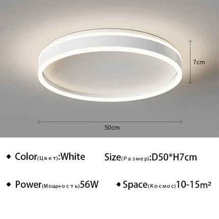 Plafonnier LED nordique dimmable pour intérieur — LZ4X9P2Q