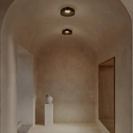 Plafonnier design en verre pour éclairage intérieur polyvalent — LZ4X9M