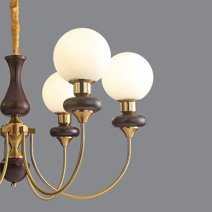 Lustre suspension LED style rétro français pour plafond — LZ4X9J