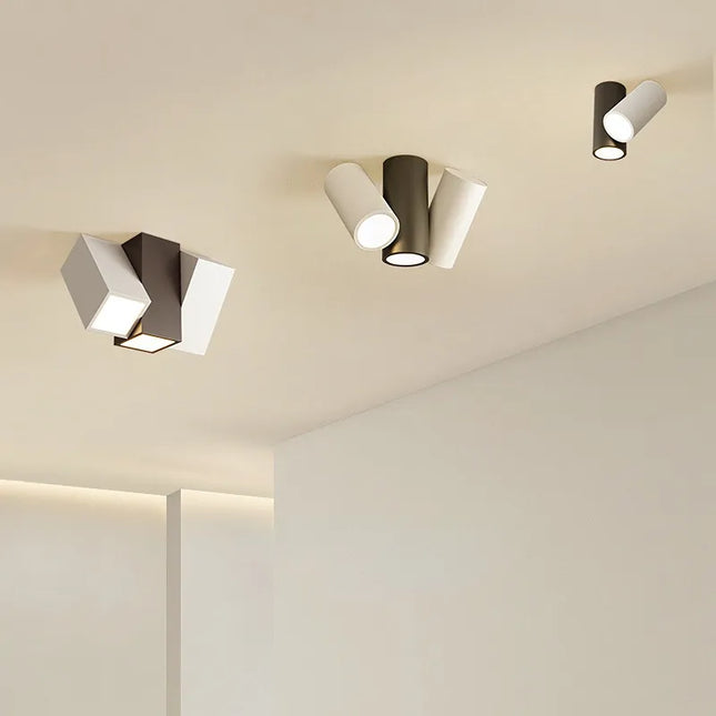 Spot LED simple et moderne lampe couloir escalier porche étude lumière cuisine salle à manger éclairage restaurant projecteur intérieur