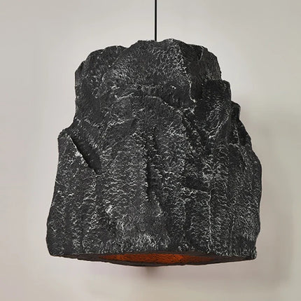 Lustre suspension nordique fait main effet pierre style wabi sabi — LZ4P9X