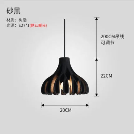 Suspension design corail en résine pour décoration intérieure — LZ4X9P