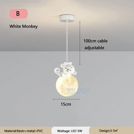 Suspension en résine décor animaux pour enfants — LZ4X9P