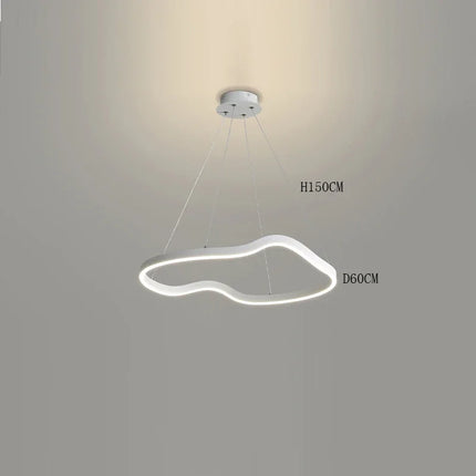 lustre suspension led pour éclairage intérieur moderne