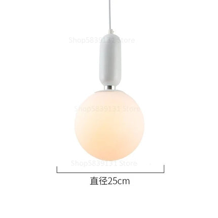 Suspension boule en verre LED pour éclairage intérieur décoratif — LZ4X9T