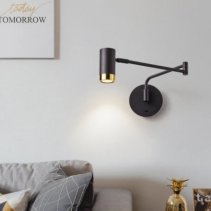 Lampe de chevet télescopique au design minimaliste moderne — LZ4X9P