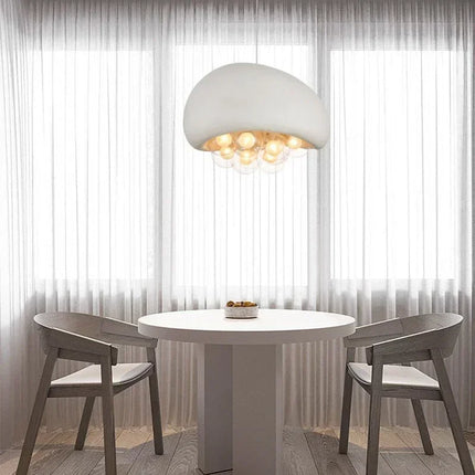 Suspension minimaliste style wabi sabi avec éclairage LED intégré — LZ4X9M