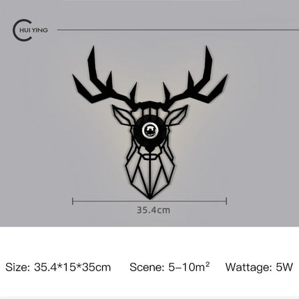 Applique murale LED nordique en fer pour intérieur élégant — LZ4X9P2